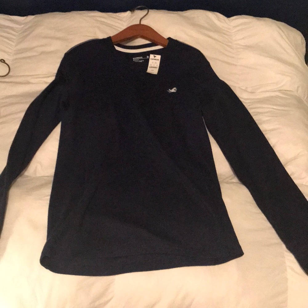 Men’s Express waffle knit long sleeve